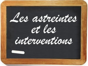 Les astreintes et interventions