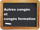 Lettre autres conges et conges formation