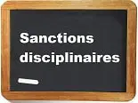 Lettres sanctions disciplinaires