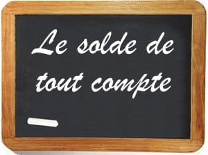 Solde de tout compte