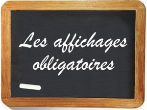 Les affichages obligatoires en entreprise