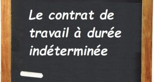 contrat à durée indeterminée