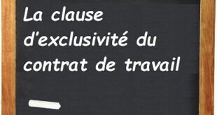 La clause d’exclusivité