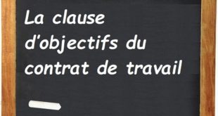 La clause d'objectifs