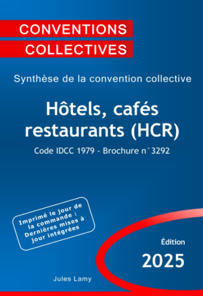 Convention collective hôtels, cafés restaurants (HCR)