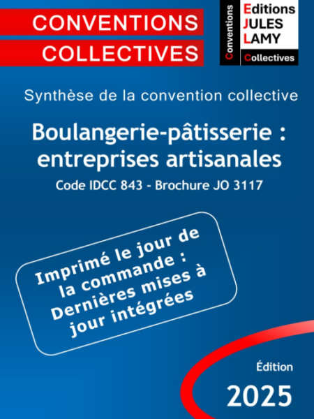 Convention collective boulangerie-pâtisserie : entreprises artisanales