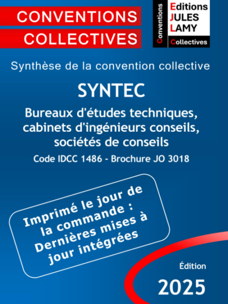 Convention collective SYNTEC bureaux d'études techniques, cabinets d'ingénieurs conseils