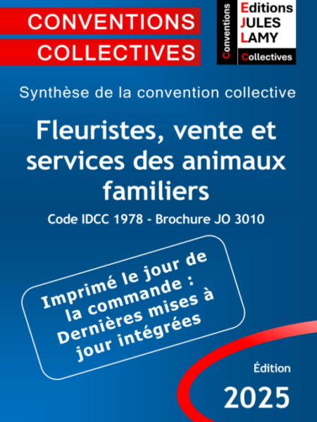 Convention collective fleuristes, de la vente et des services des animaux familiers